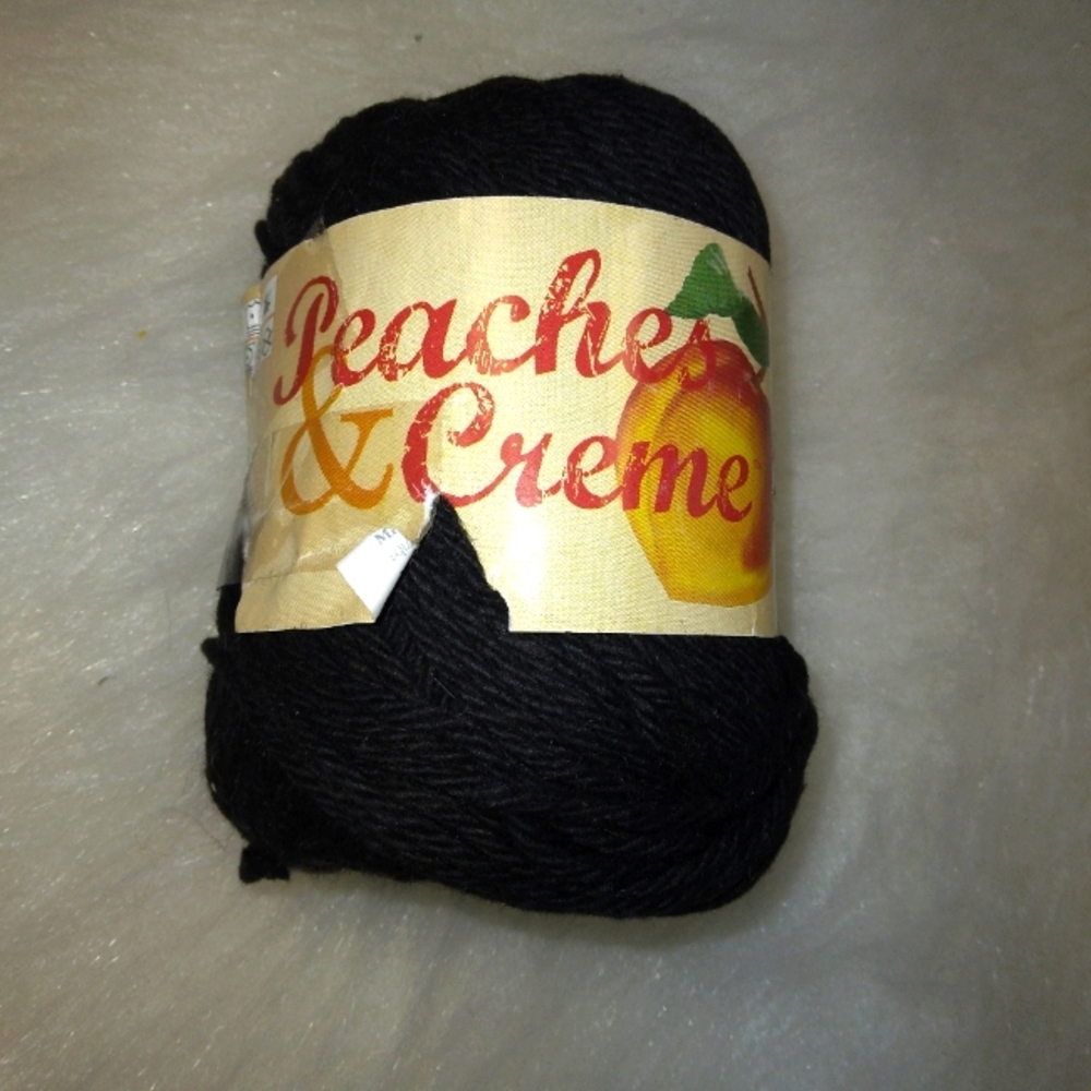 YARN Praches & Cream 100% USA Cotton Yarn, black